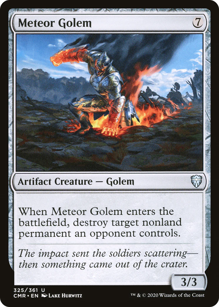 Meteor Golem (325) (CMR-325)  - Commander Legends