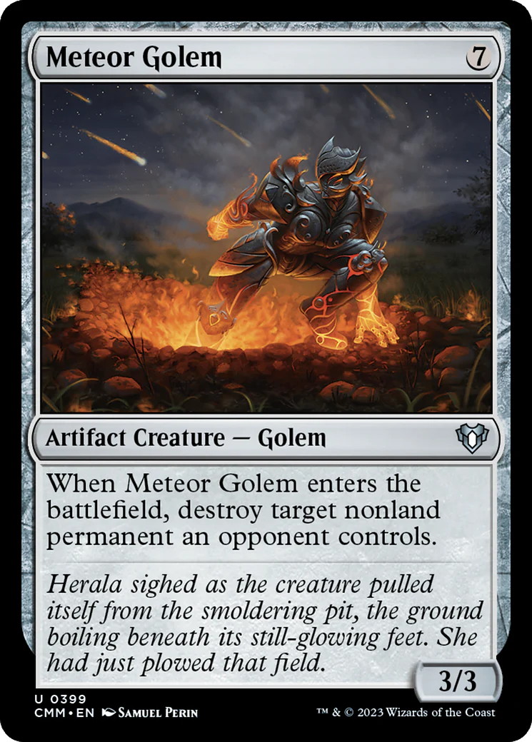 Meteor Golem (CMM-399)  - Commander Masters