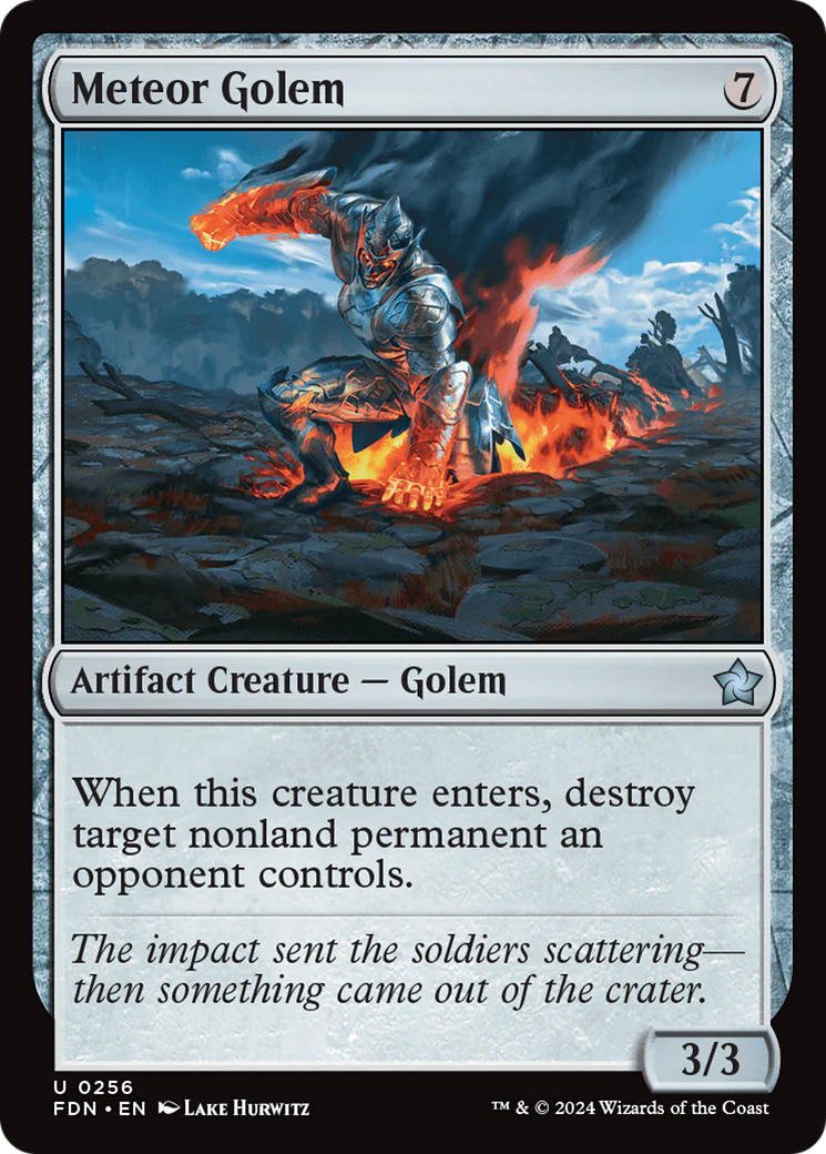 Meteor Golem (FDN-256)  - Foundations