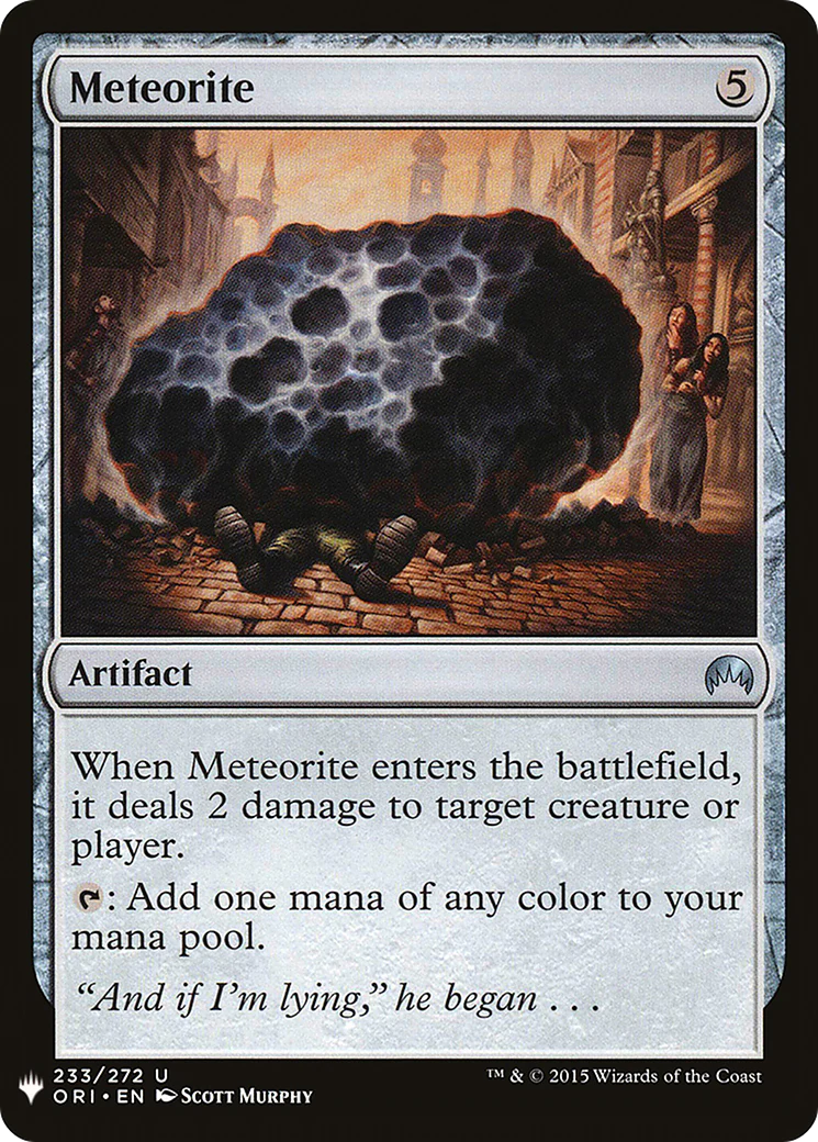 Meteorite (LIST-233)  - The List