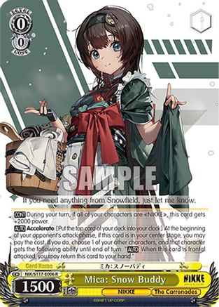 Mica: Snow Buddy (NIK/S117-E006 R) - GODDESS OF VICTORY: NIKKE