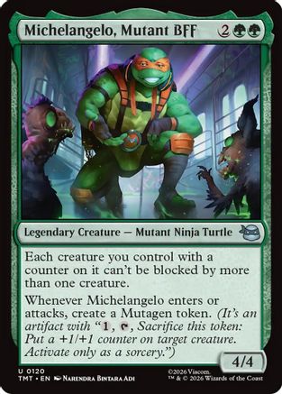 Michelangelo, Mutant BFF (TMT-120)  - Teenage Mutant Ninja Turtles