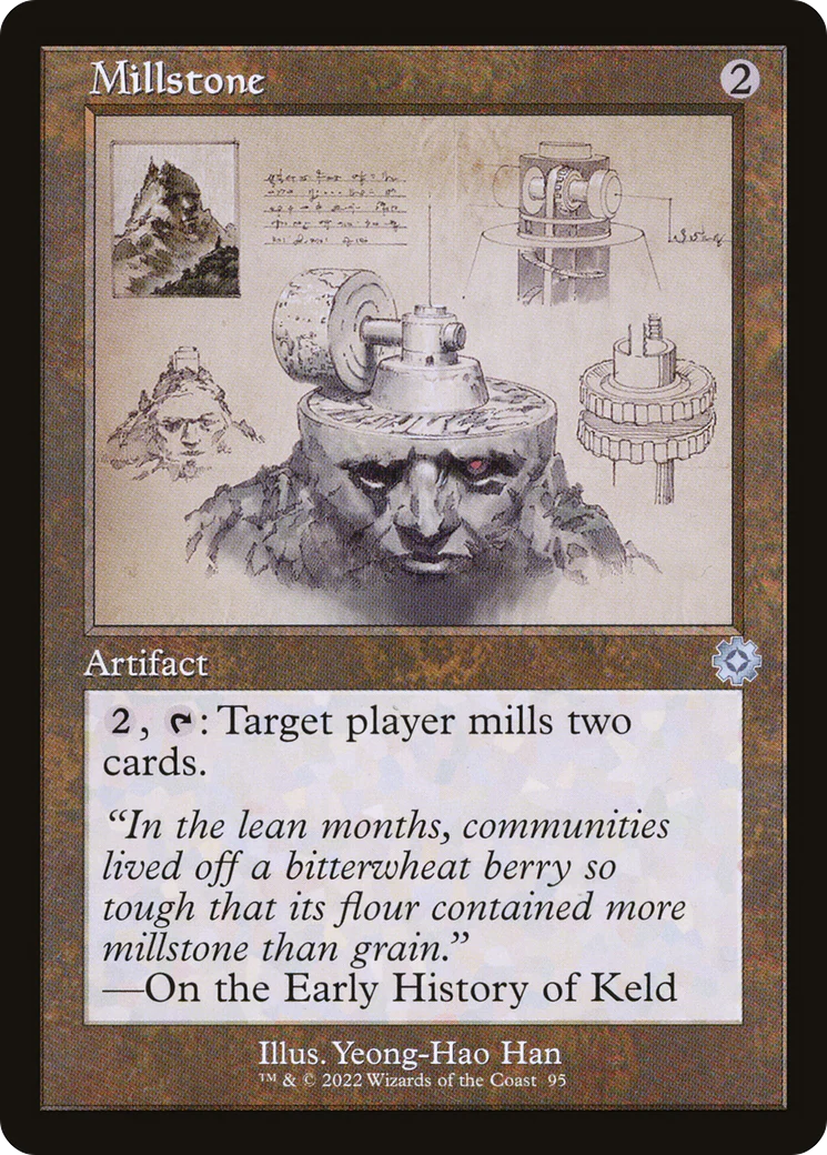 Millstone (Schematic) (BRR-095)  - The Brothers' War Retro Artifacts