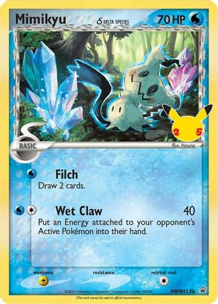 Mimikyu (Delta Species) SWSH136/307 - Holofoil SWSH Sword & Shield Promo Cards