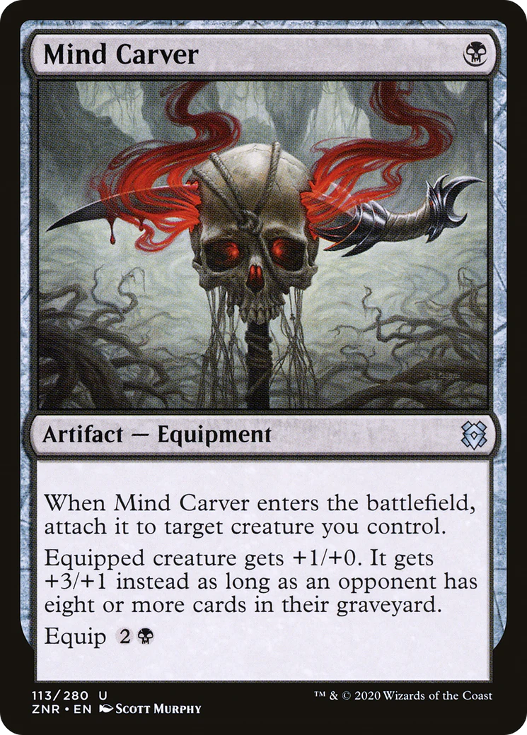 Mind Carver (ZNR-113) Foil - Zendikar Rising