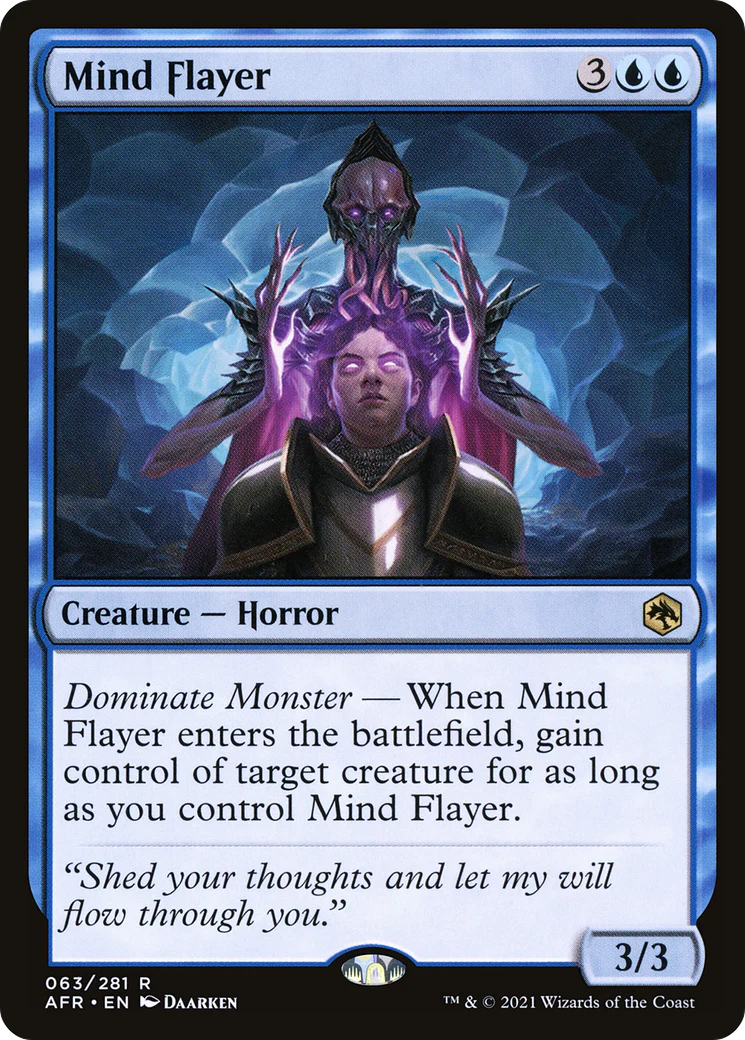 Mind Flayer (AFR-063)  Foil - Adventures in the Forgotten Realms
