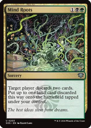 Mind Roots (SOS-203)  Foil - Secrets of Strixhaven