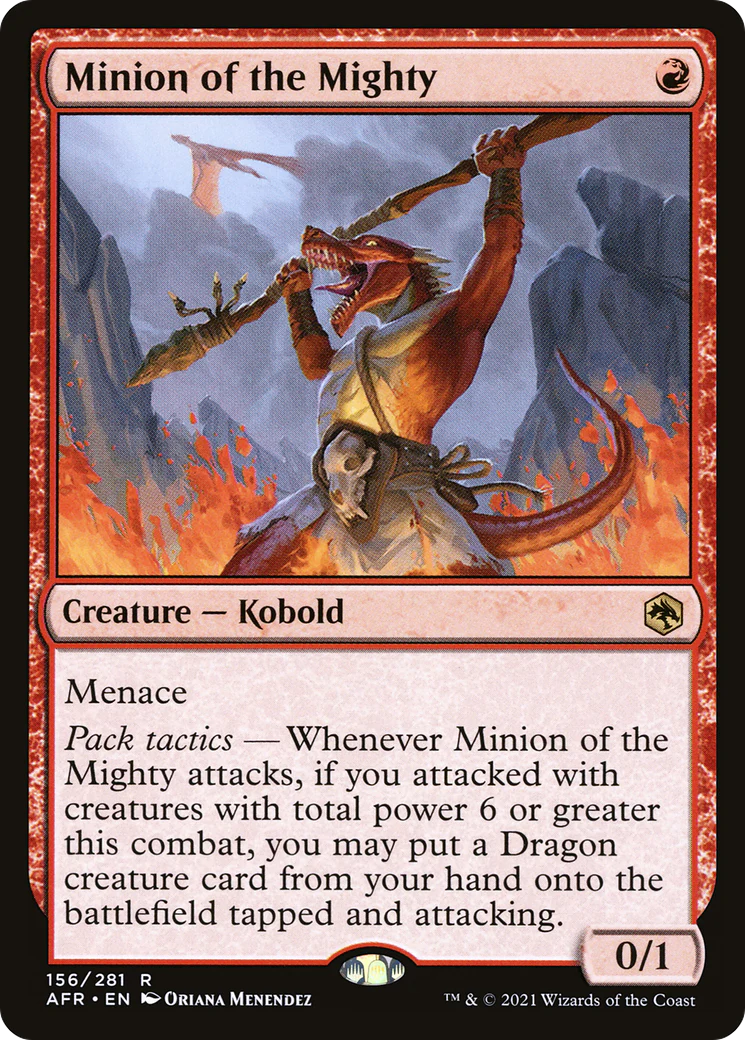 Minion of the Mighty (AFR-156)  Foil - Adventures in the Forgotten Realms
