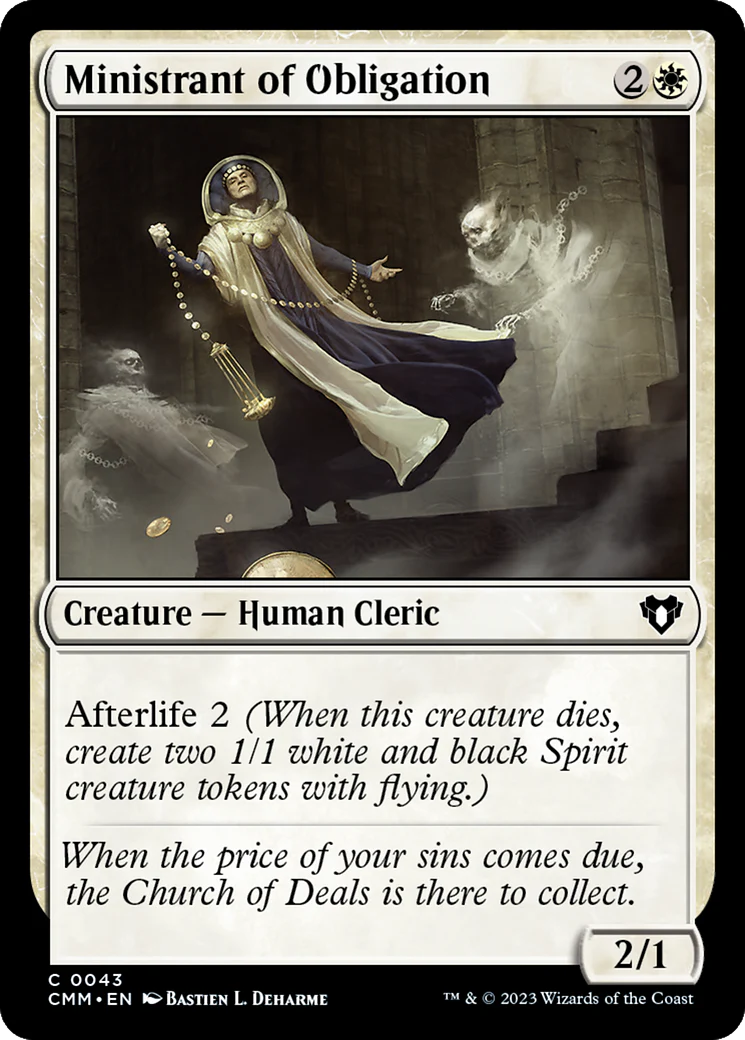 Ministrant of Obligation (CMM-043)  - Commander Masters