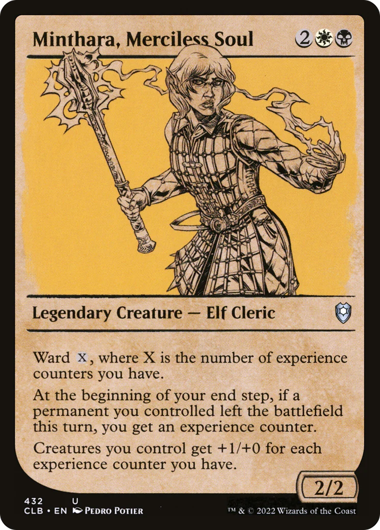 Minthara, Merciless Soul (Showcase) (CLB-432)  - Commander Legends: Battle for Baldur's Gate: (Showcase)