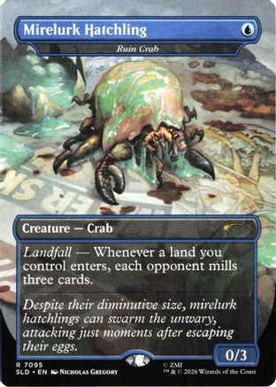 Mirelurk Hatchling - Ruin Crab (SLD-7095)  - Secret Lair Drop Series