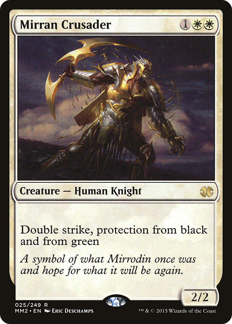 Mirran Crusader (MM2-025) Foil - Modern Masters 2015