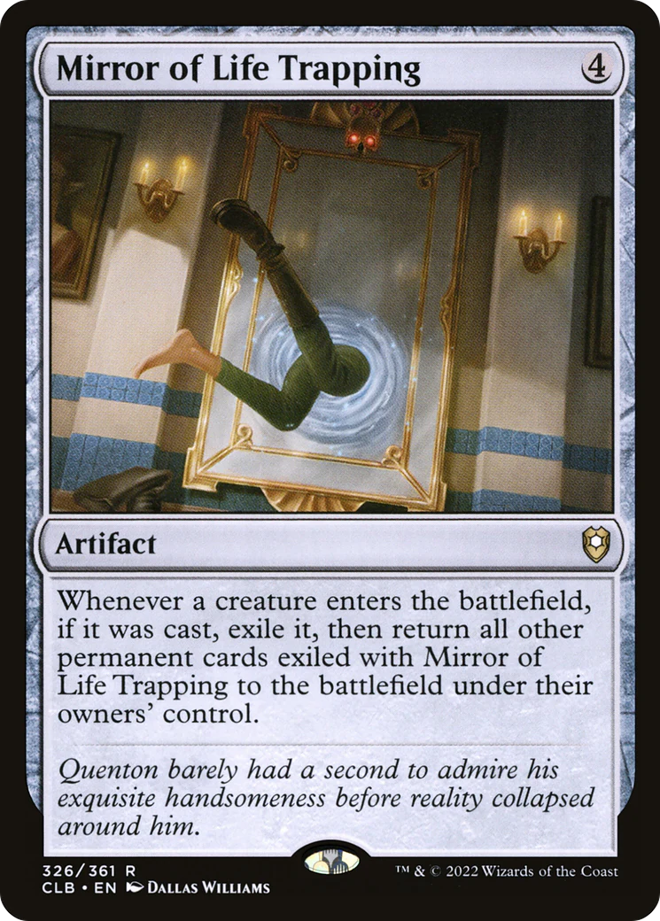 Mirror of Life Trapping (CLB-326)  Foil - Commander Legends: Battle for Baldur's Gate