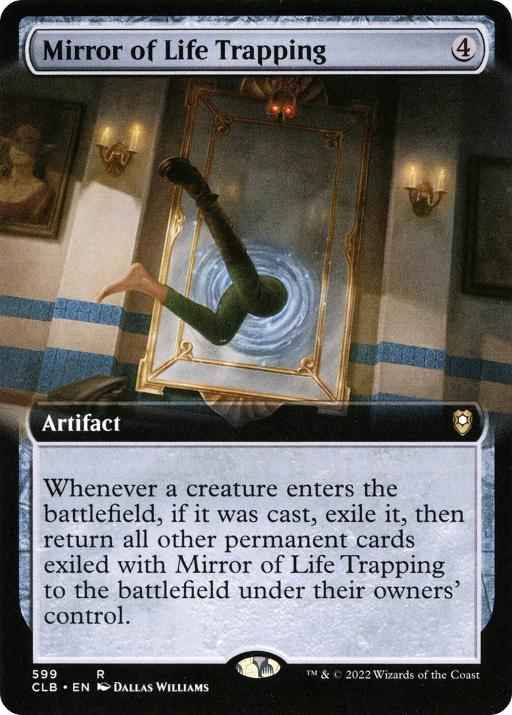 Mirror of Life Trapping (Extended Art) (CLB-599)  Foil - Commander Legends: Battle for Baldur's Gate: (Extended Art)