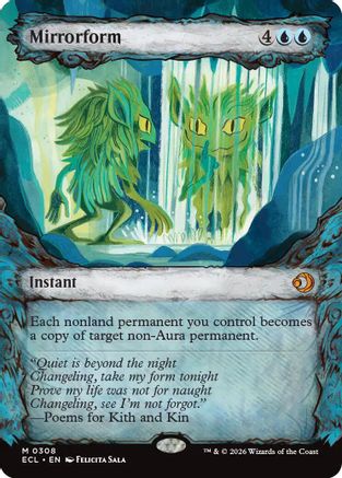 Mirrorform (Showcase) (ECL-308) Foil - Lorwyn Eclipsed