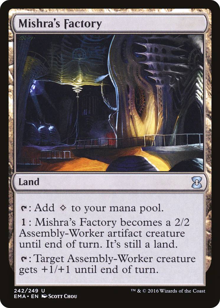 Mishra's Factory (EMA-242) Foil - Eternal Masters