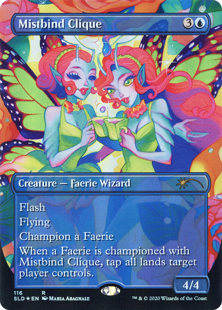 Mistbind Clique (SLD-116)  Foil - Secret Lair Drop (Borderless)