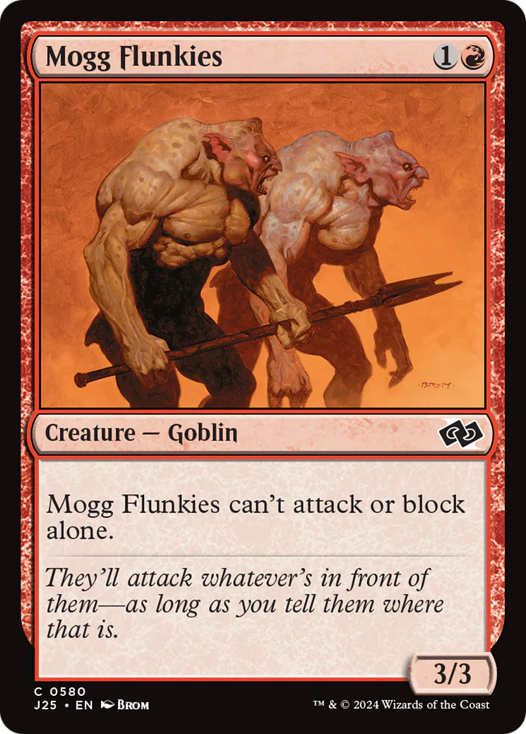 Mogg Flunkies (J25-580)  - Foundations Jumpstart