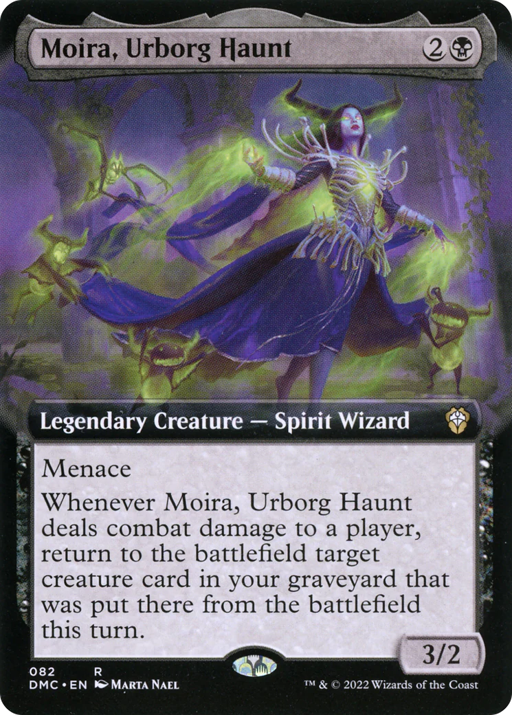 Moira, Urborg Haunt (Extended Art) (DMC-082)  - Dominaria United Commander: (Extended Art)