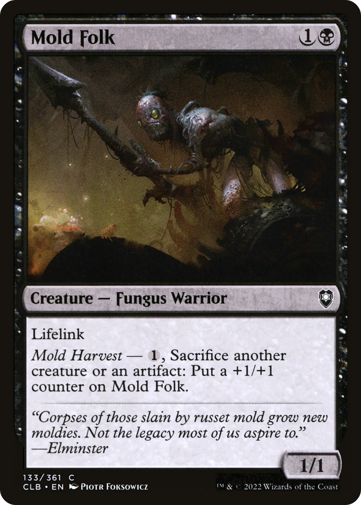 Mold Folk (CLB-133) Foil - Commander Legends: Battle for Baldur's Gate