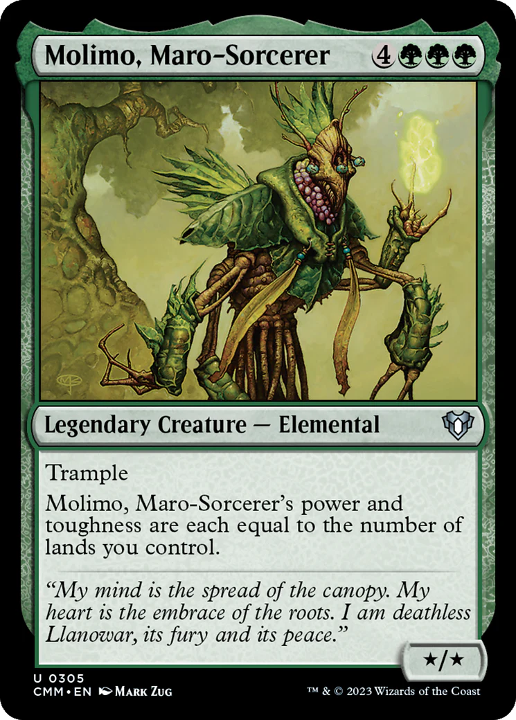 Molimo, Maro-Sorcerer (CMM-305)  Foil - Commander Masters