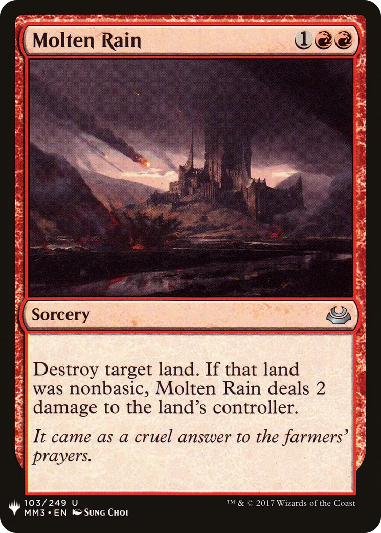 Molten Rain (LIST-103) - The List