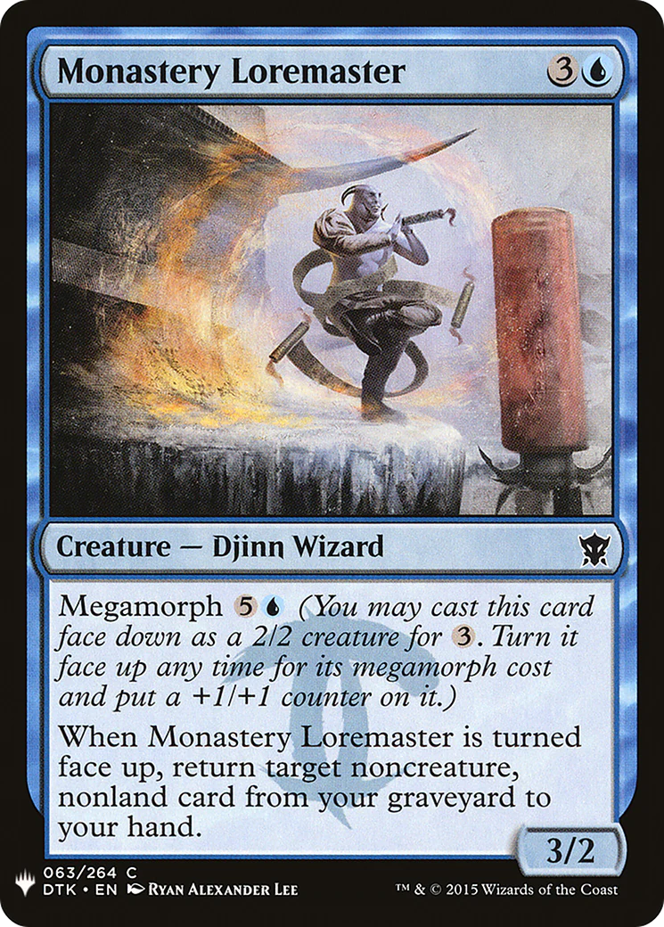 Monastery Loremaster (LIST-063) - The List