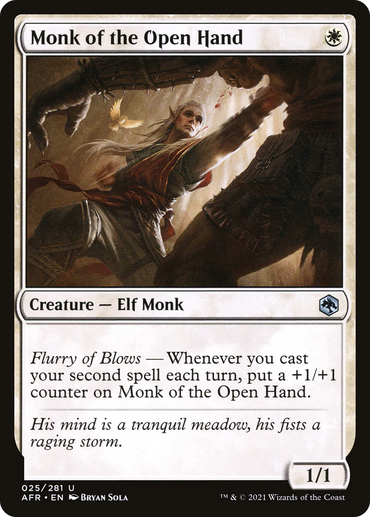 Monk of the Open Hand (AFR-025)  - Adventures in the Forgotten Realms
