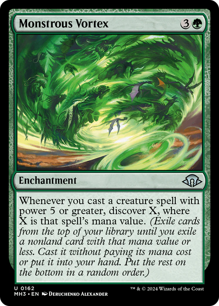 Monstrous Vortex (MH3-162)  Foil - Modern Horizons 3