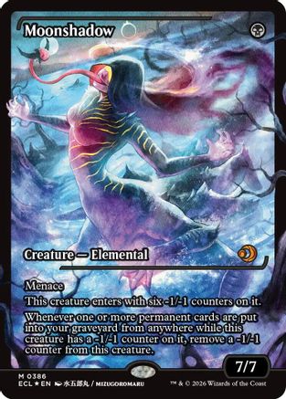 Moonshadow (0386) (Showcase) (ECL-386) Foil - Lorwyn Eclipsed
