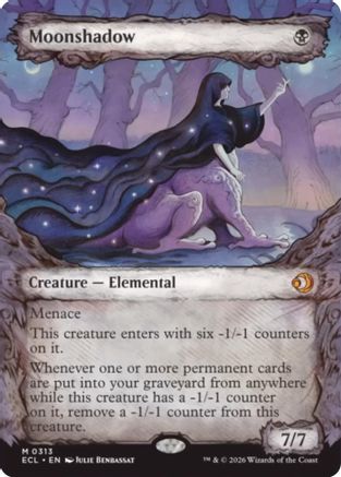 Moonshadow (0313) (Showcase) (ECL-313) Foil - Lorwyn Eclipsed