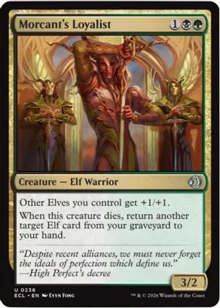 Morcant's Loyalist (ECL-236) Foil - Lorwyn Eclipsed