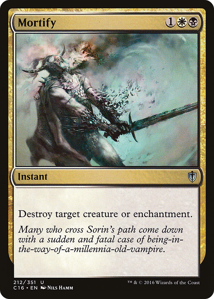 Mortify (C16-212)  - Commander 2016
