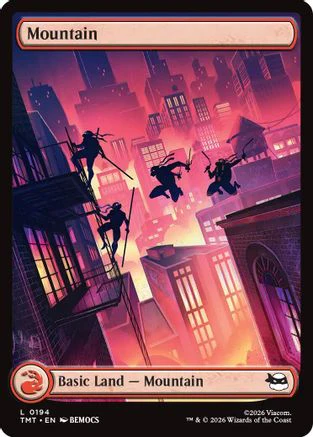 Mountain (0194) (TMT-194)  Foil - Teenage Mutant Ninja Turtles