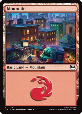 Mountain (0318) (TMT-318)  Foil - Teenage Mutant Ninja Turtles