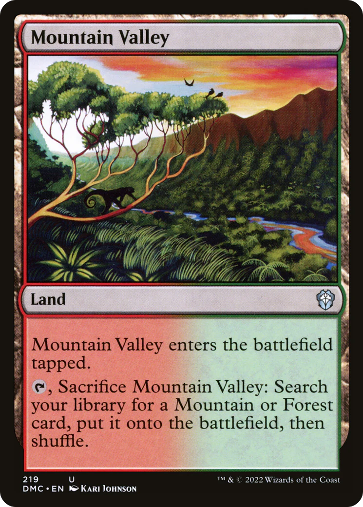 Mountain Valley (DMC-219)  - Dominaria United Commander