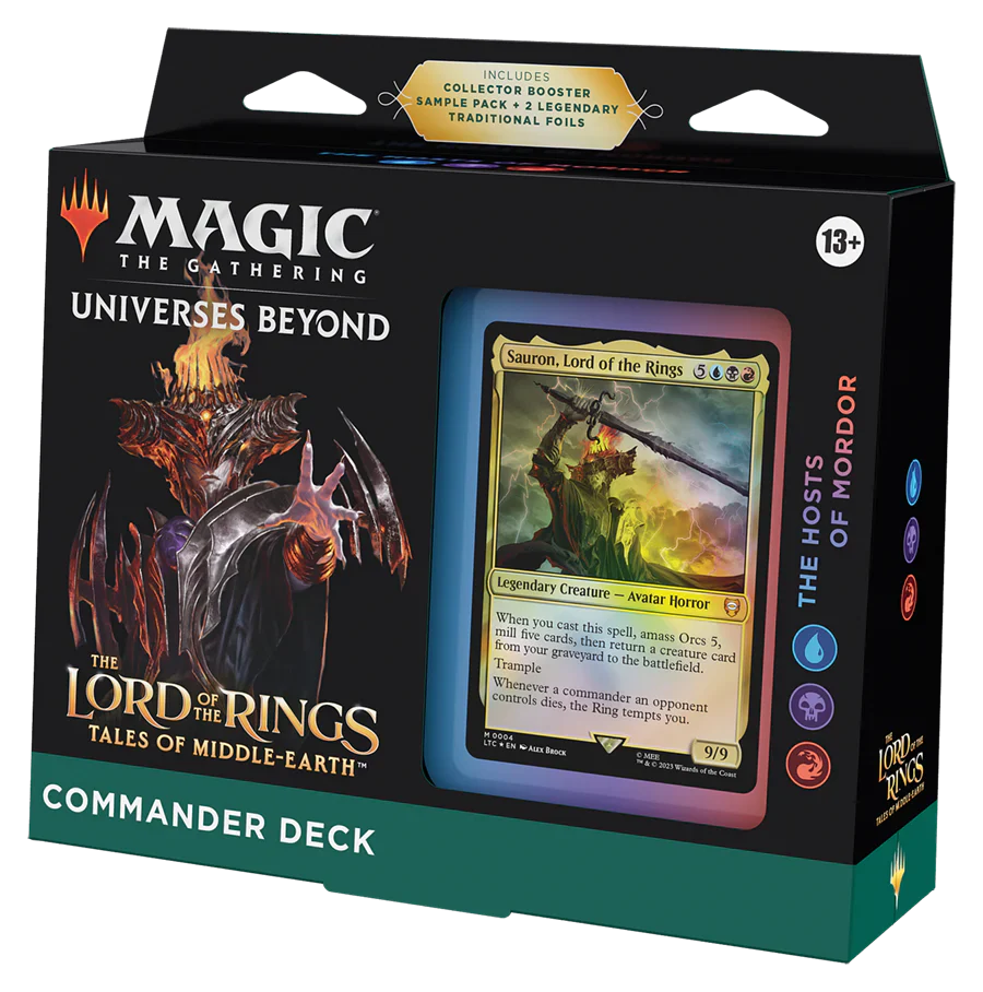 MTG Lord of the Rings Commander Decks - The Hosts of Mordor