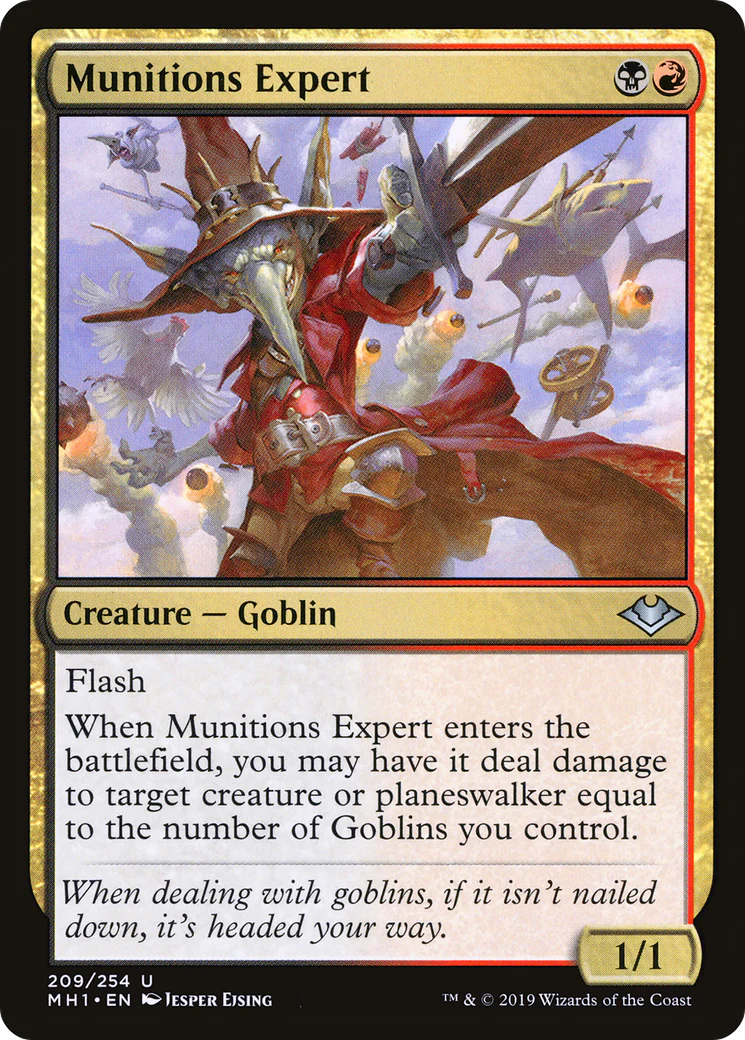 Munitions Expert (MH1-209)  Foil - Modern Horizons