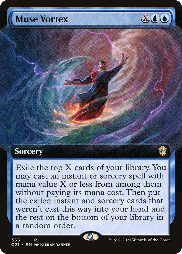 Muse Vortex (Extended Art) (C21-355)  - Commander 2021: (Extended Art)