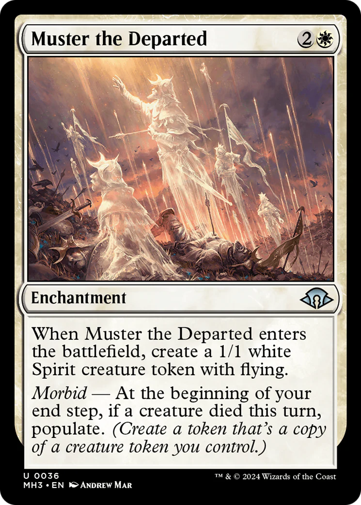 Muster the Departed (MH3-036)  - Modern Horizons 3