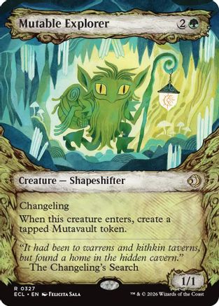 Mutable Explorer (Showcase) (ECL-327) Foil - Lorwyn Eclipsed