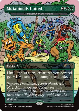 Mutanimals United - Triumph of the Hordes (SLD-2366)  - Secret Lair Drop Series