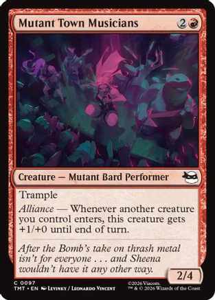 Mutant Town Musicians (TMT-097)  - Teenage Mutant Ninja Turtles