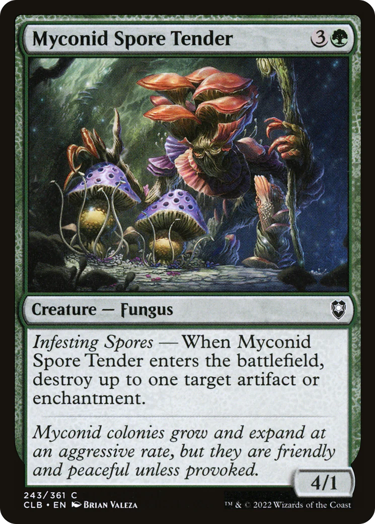 Myconid Spore Tender (CLB-243)  - Commander Legends: Battle for Baldur's Gate
