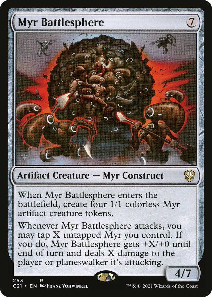 Myr Battlesphere (C21-253)  - Commander 2021