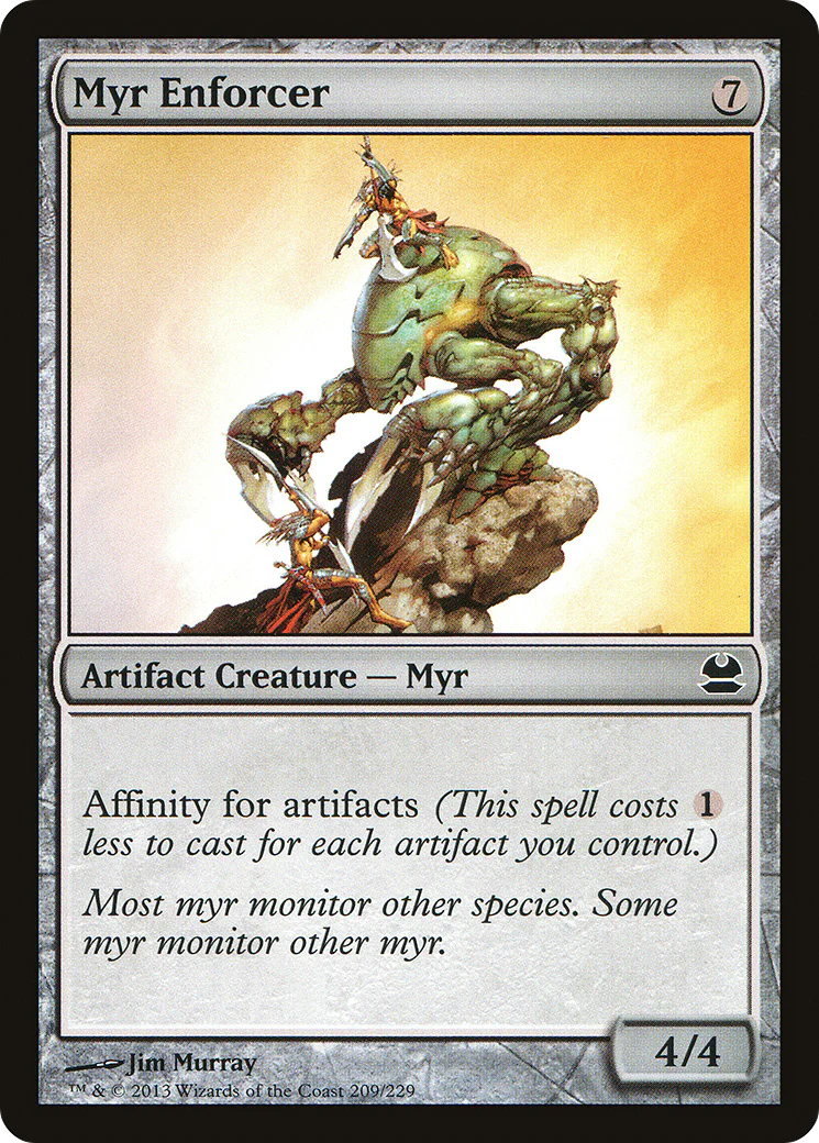 Myr Enforcer (MMA-209)  Foil - Modern Masters