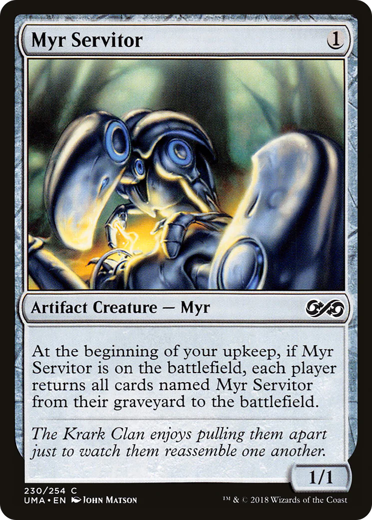 Myr Servitor (UMA-230)  Foil - Ultimate Masters