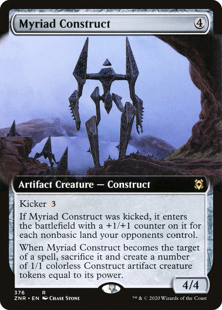Myriad Construct (Extended Art) (ZNR-376) Foil - Zendikar Rising