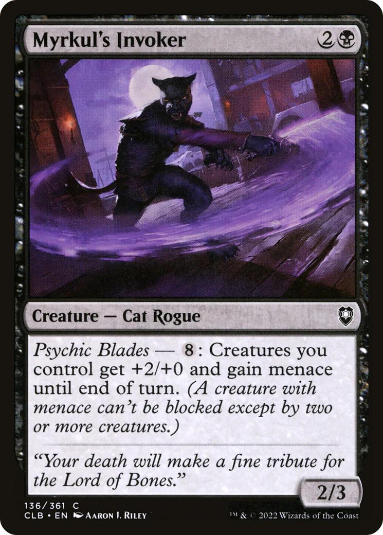Myrkul's Invoker (CLB-136)  Foil - Commander Legends: Battle for Baldur's Gate