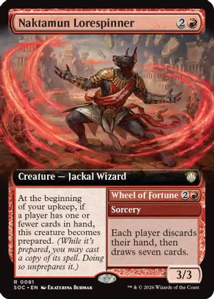 Naktamun Lorespinner (Extended Art) (SOC-081)  - Commander: Secrets of Strixhaven